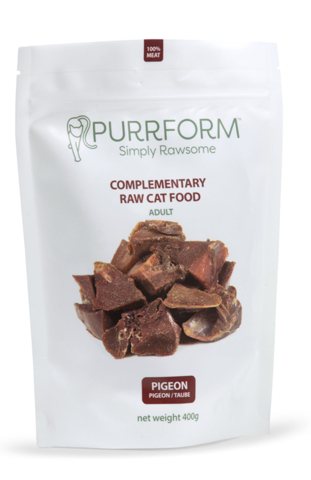 Purrform pigeon chunks