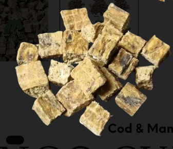 Cod and Mango Cubes