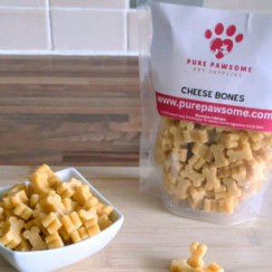 Pure Pawsome Long-Lasting Cheese Bones Dog Treats