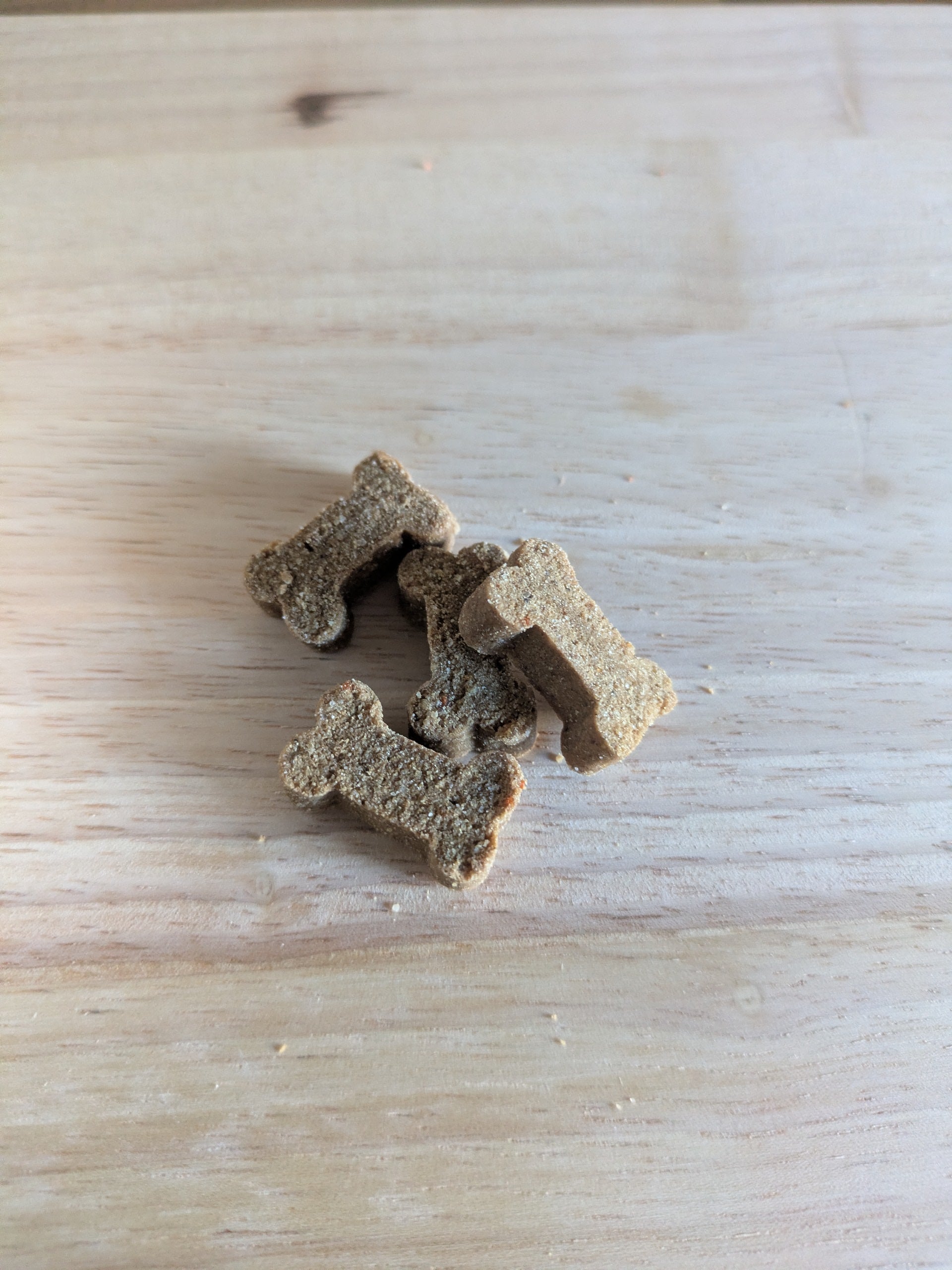 Pieces of Pure Pawsome Beef Liver Bones Natural Dog Treats