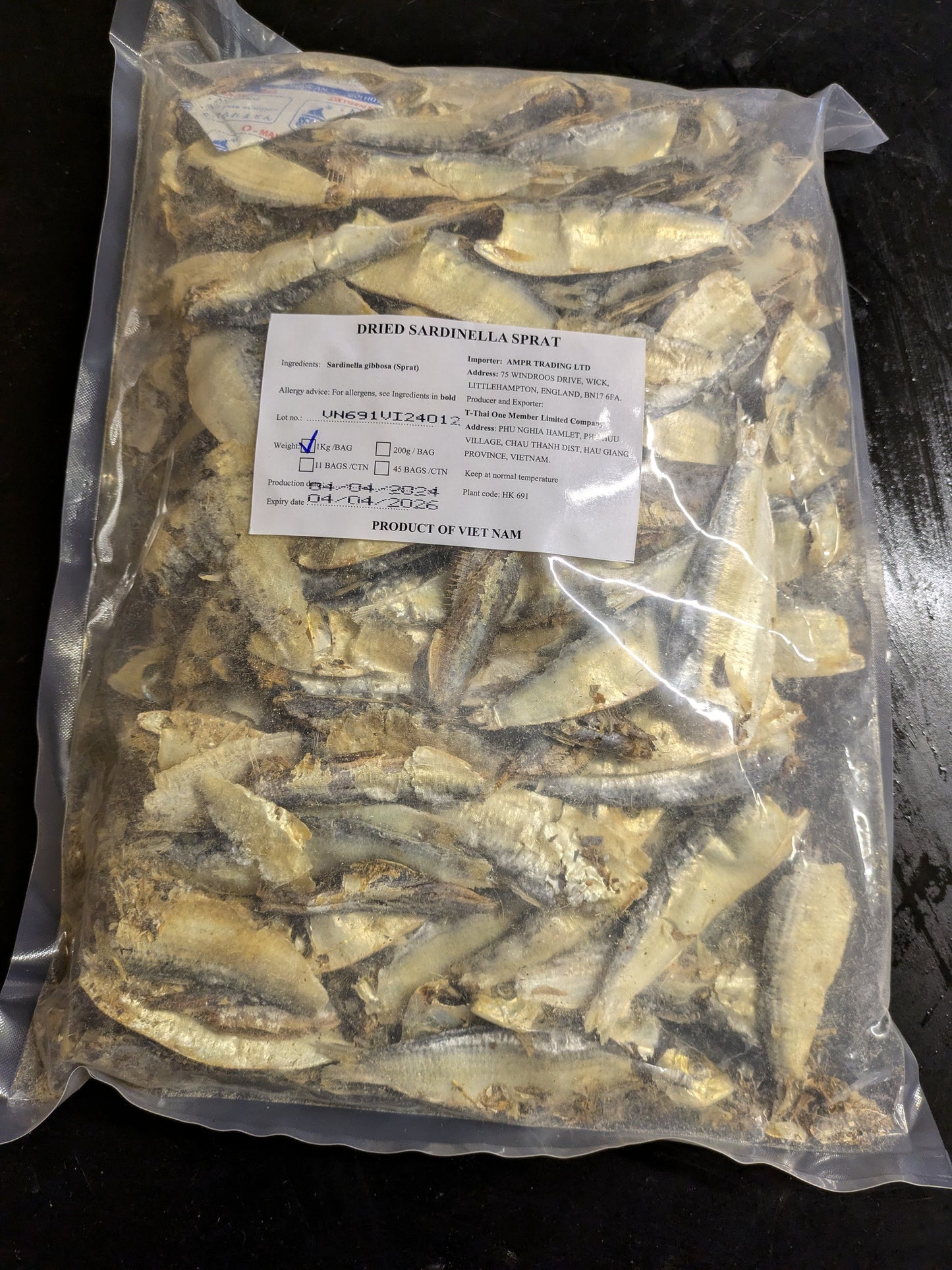 Dried sprats 1kg image 0