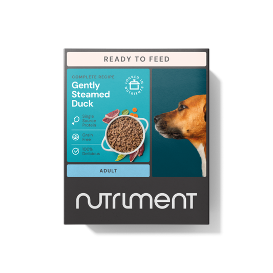 Nutriment Dog Gently Steamed Duck 395g image 0