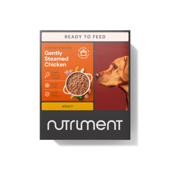 Nutriment Dog Gently Steamed Chicken 395g image 0