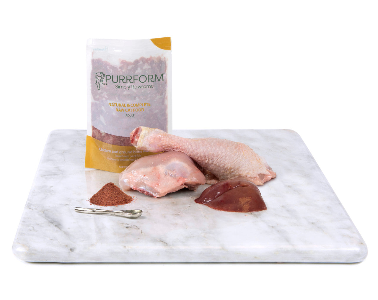 Purrform Chicken and Ground Bone Pouches image 0