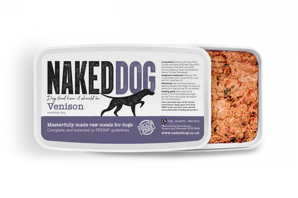 Naked dog Venison Oringinal 2x 500g image 0