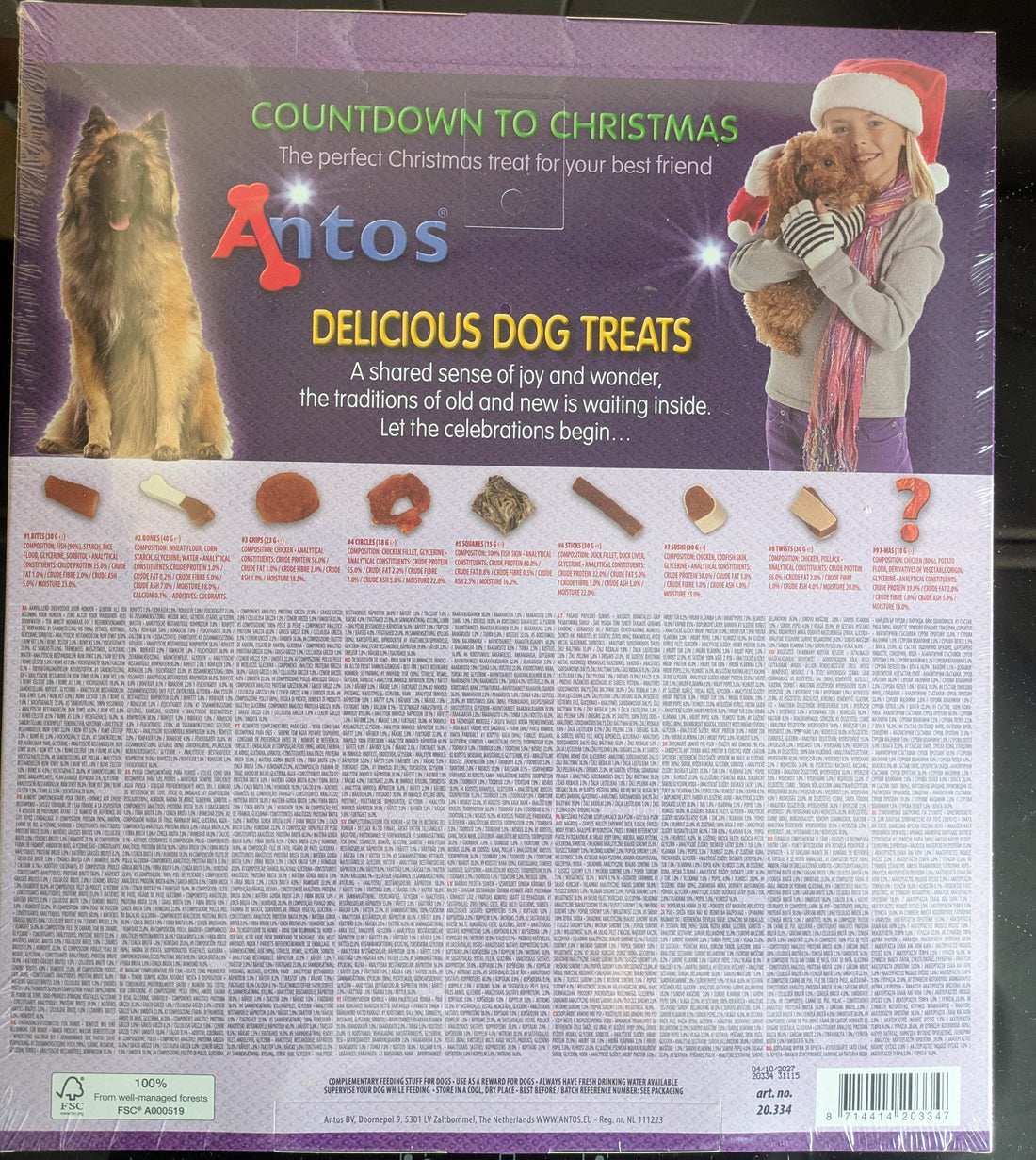 Advent calendar for Dogs