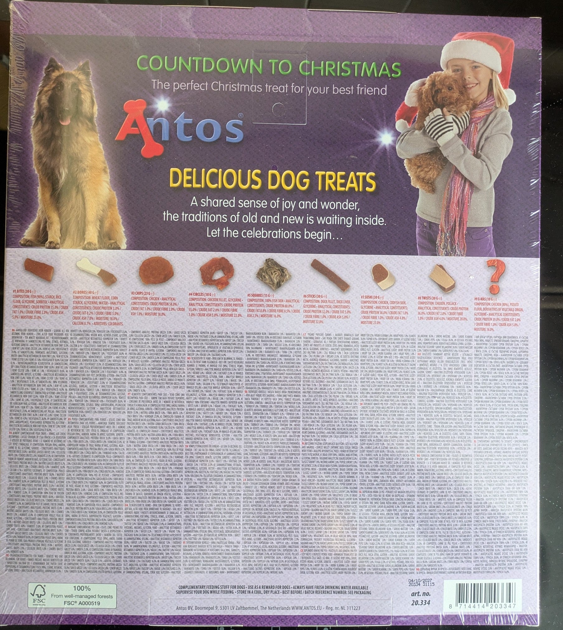Advent calendar for Dogs
