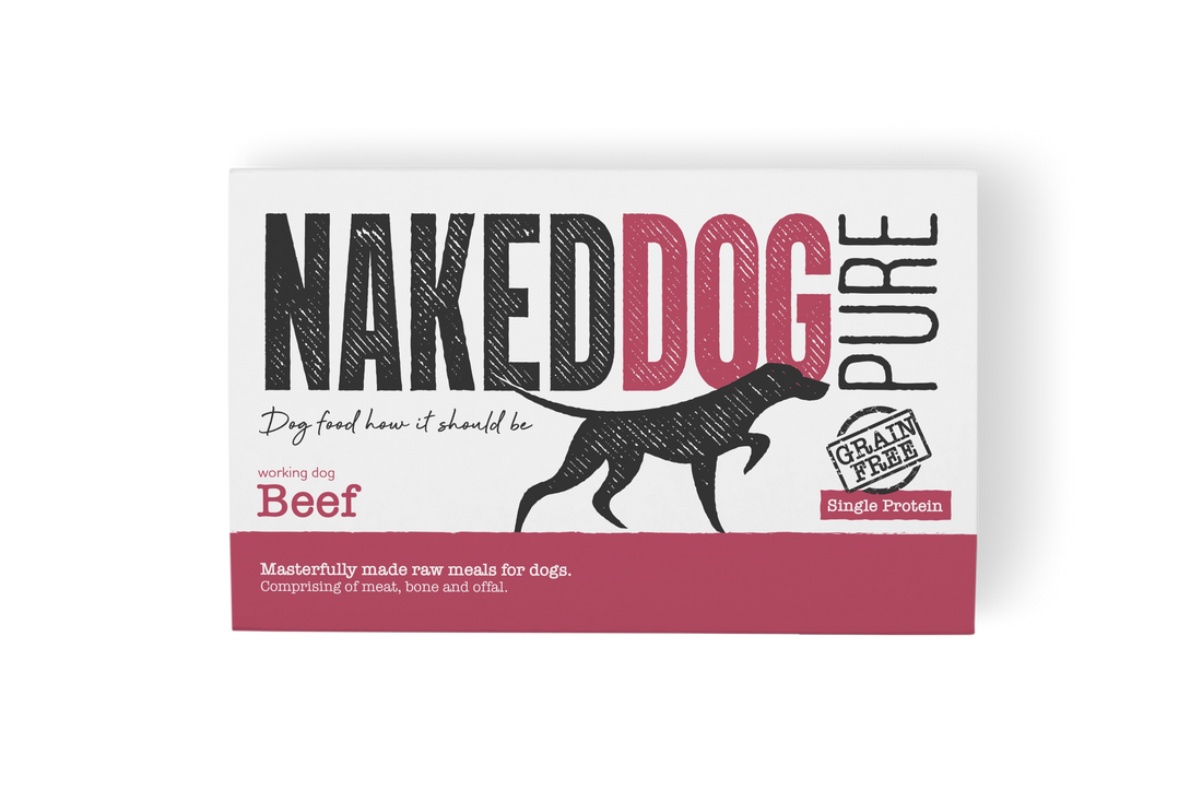 Naked dog premium pure beef 2x 500g
