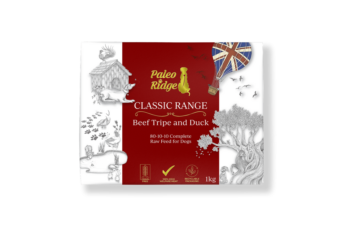 Paleo ridge classic beef tripe and duck 1kg
