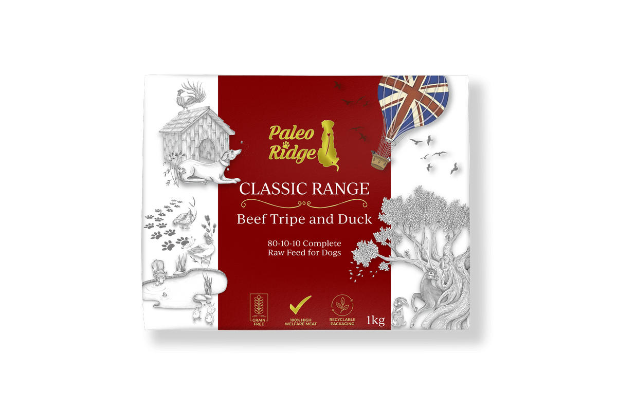 Paleo ridge classic beef tripe and duck 1kg