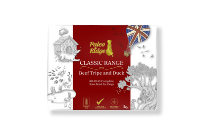 Paleo ridge classic beef tripe and duck 1kg