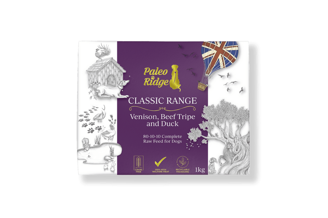 Paleo ridge classic Venison, beef tripe and duck 1kg