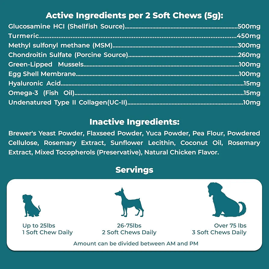 Healthy chat Pure Pawsome Joint Care Chews for Healthy Hips &amp; Mobility