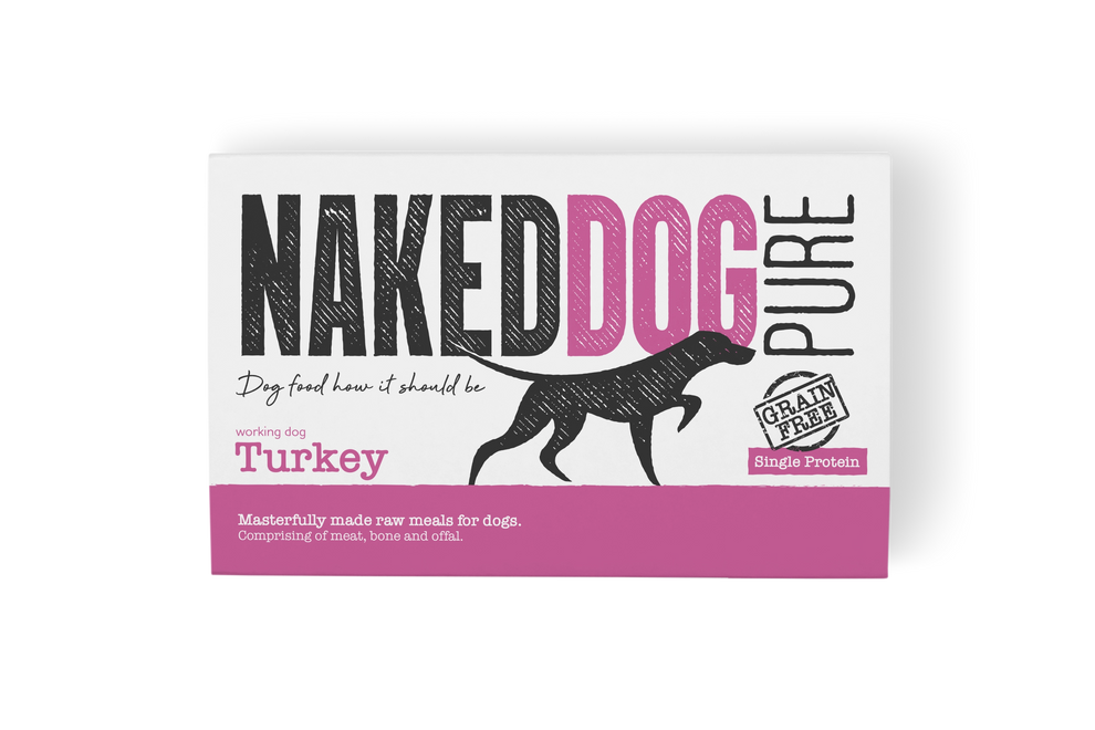 Naked dog pure 80 10 10 turkey 2x 500g