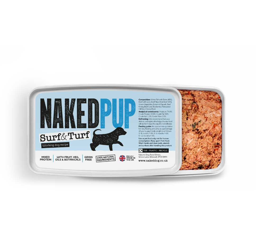 Naked Pup Surf and Turf 2x 500g