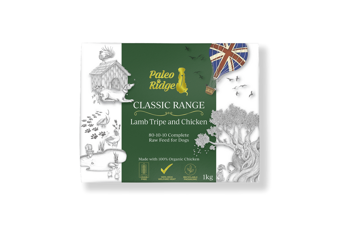 Paleo ridge classic lamb tripe and Chicken 1kg
