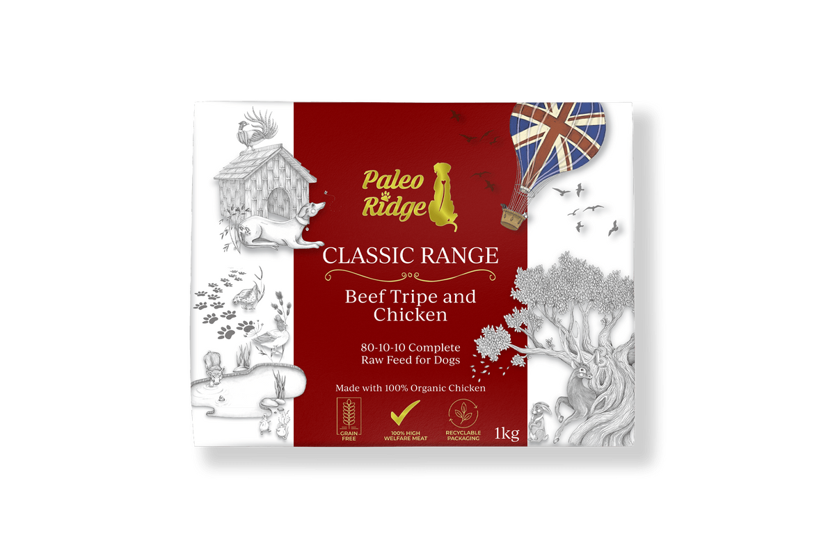 Paleo ridge classic beef tripe and Chicken 1kg