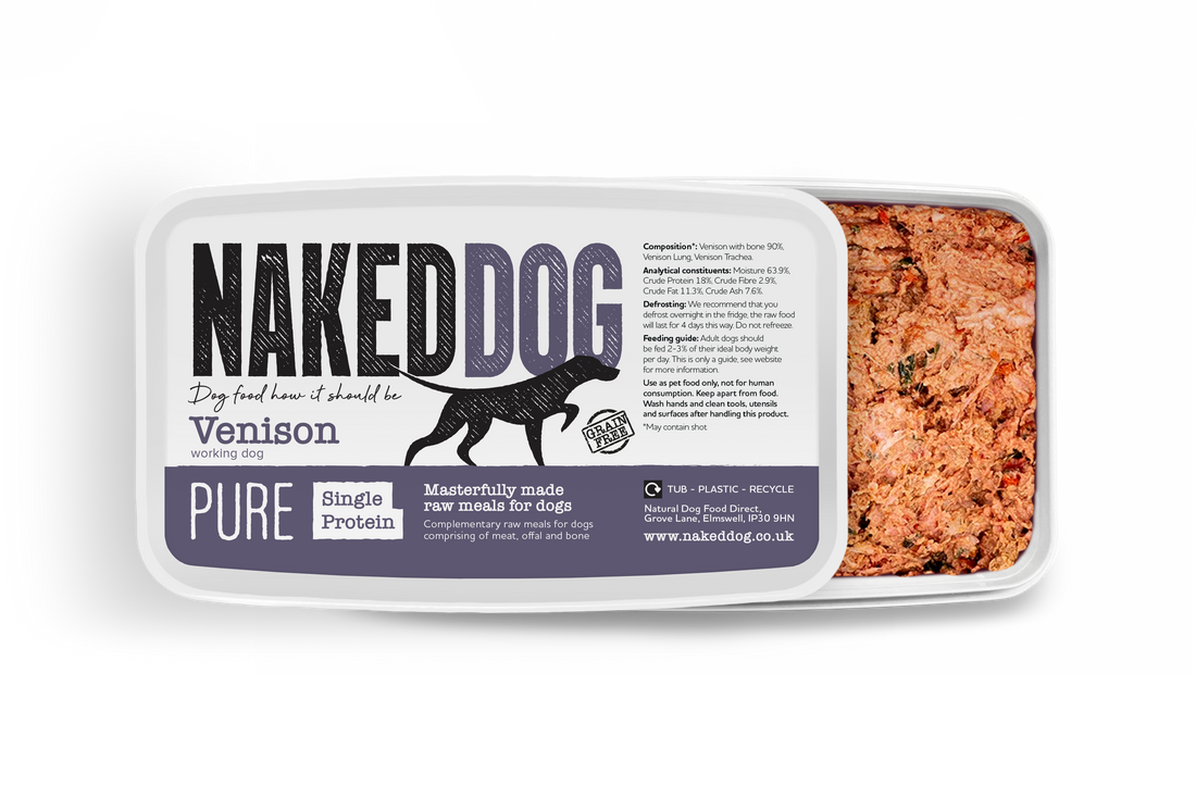 Naked dog pure 80 10 10 venison 2x 500g