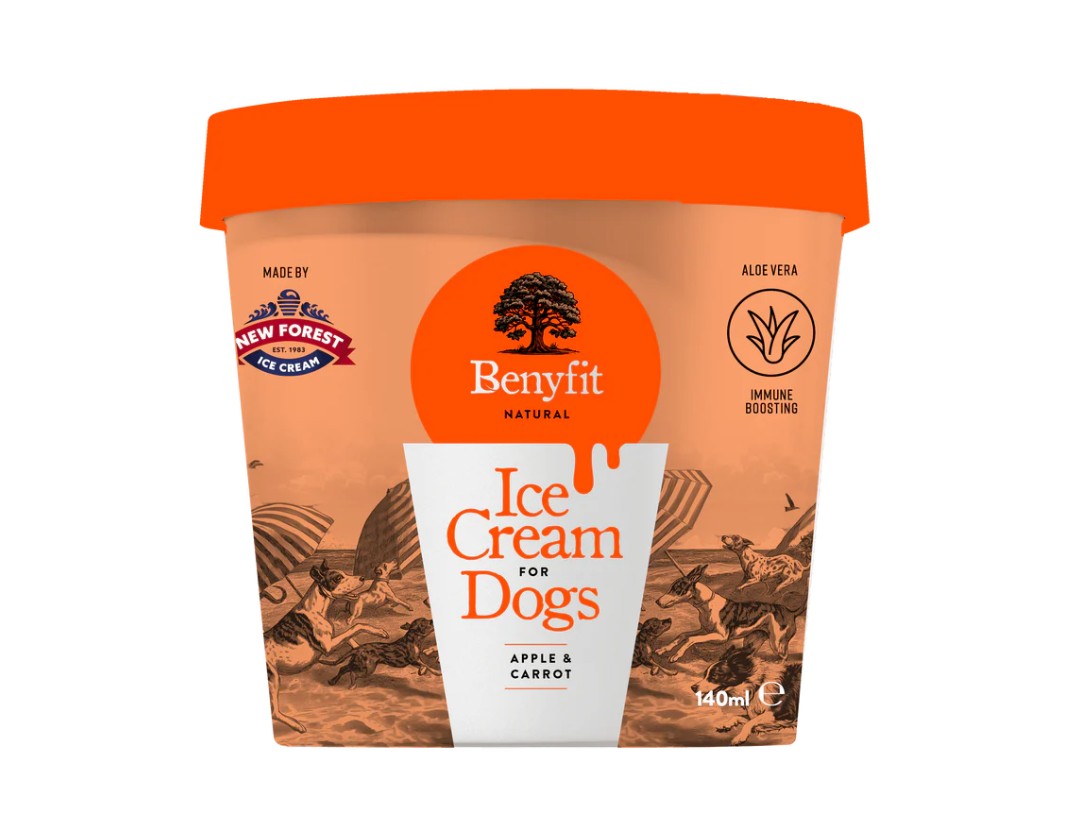 Benyfit natural ice cream for dogs