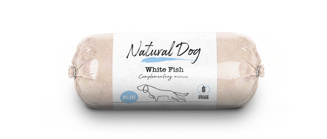 Natural Dog White Fish 500g raw dog food image 1
