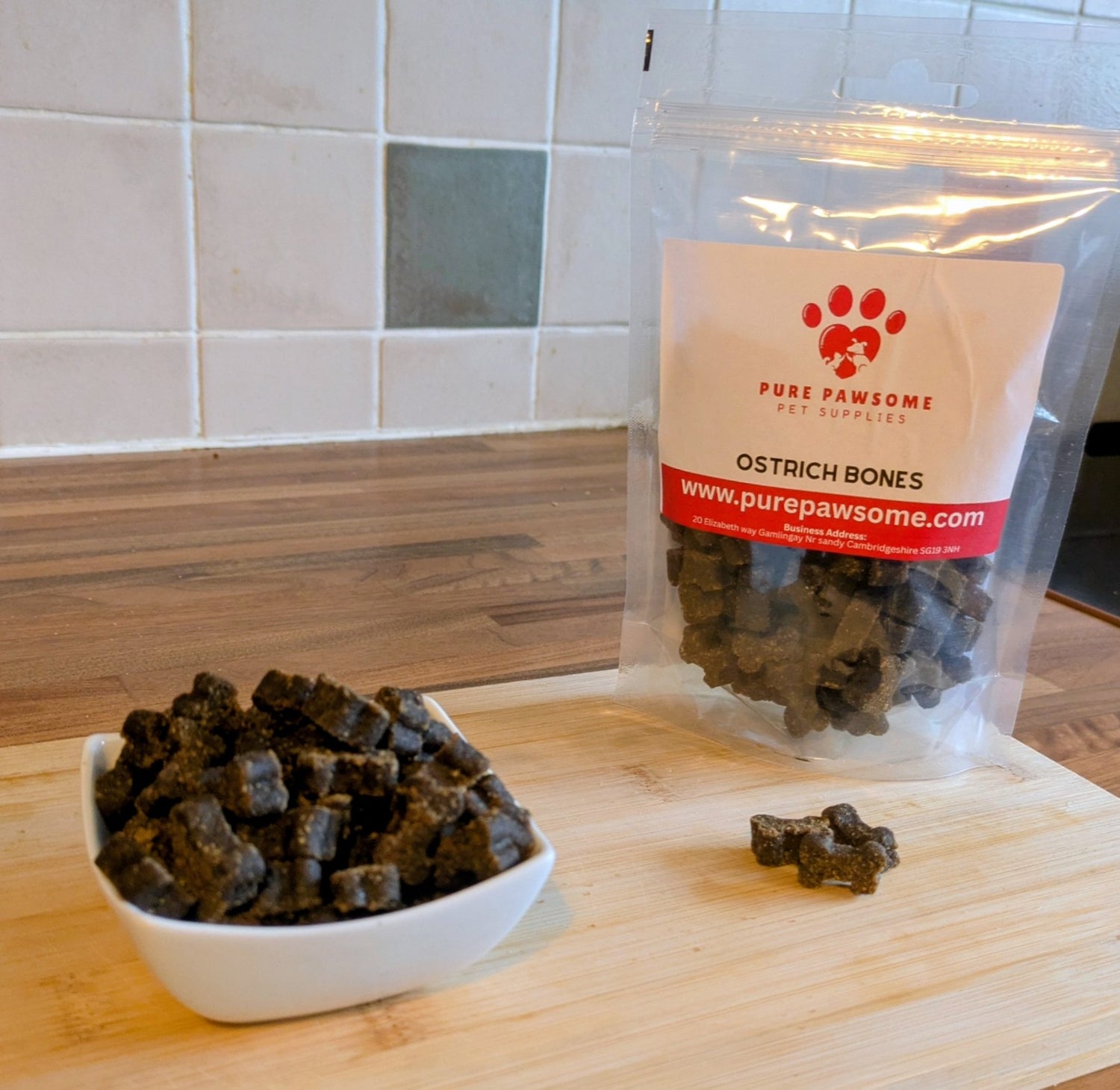 Pure Pawsome Ostrich bones