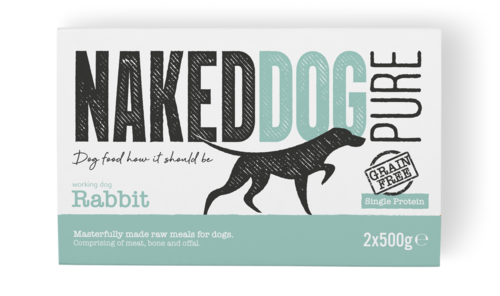 Naked dog pure 80 10 10 rabbit 2x 500g