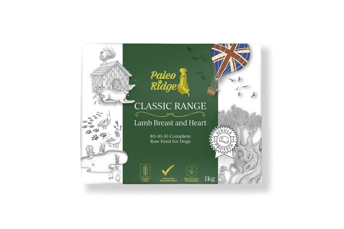 Paleo ridge classic lamb and heart 1kg