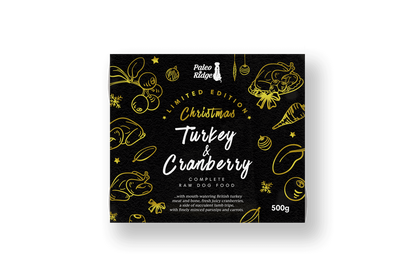 Paleo ridge Christmas Turkey and Cranberry 500g